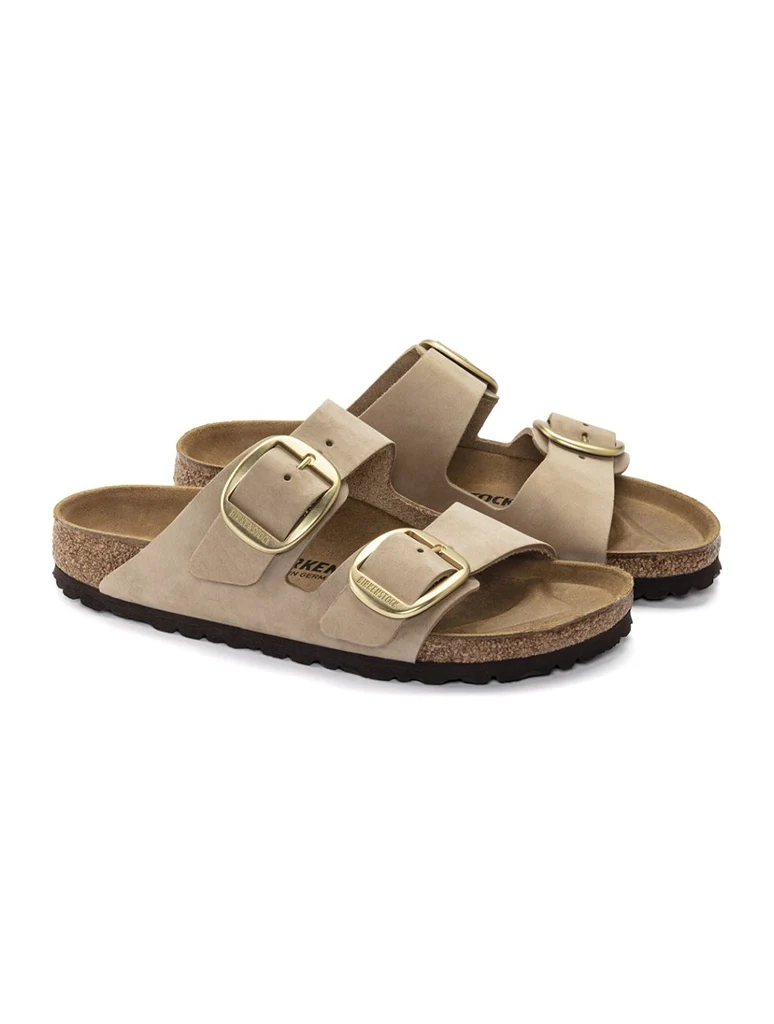Birkenstock Arizona Big Buckle Nubuck Sandal (Final Sale) - Image 6