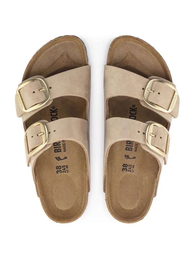 Birkenstock Arizona Big Buckle Nubuck Sandal (Final Sale) - Image 8