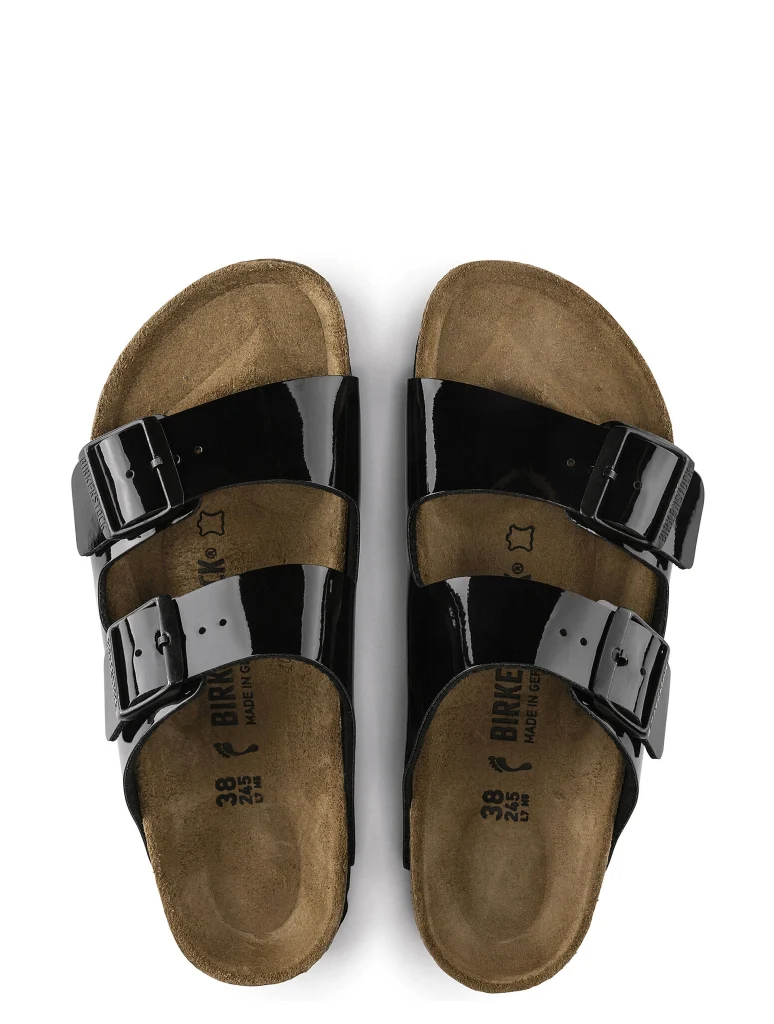 Birkenstock Arizona Sandal in Black Patent Birko-Flor (Final Sale) - Image 3