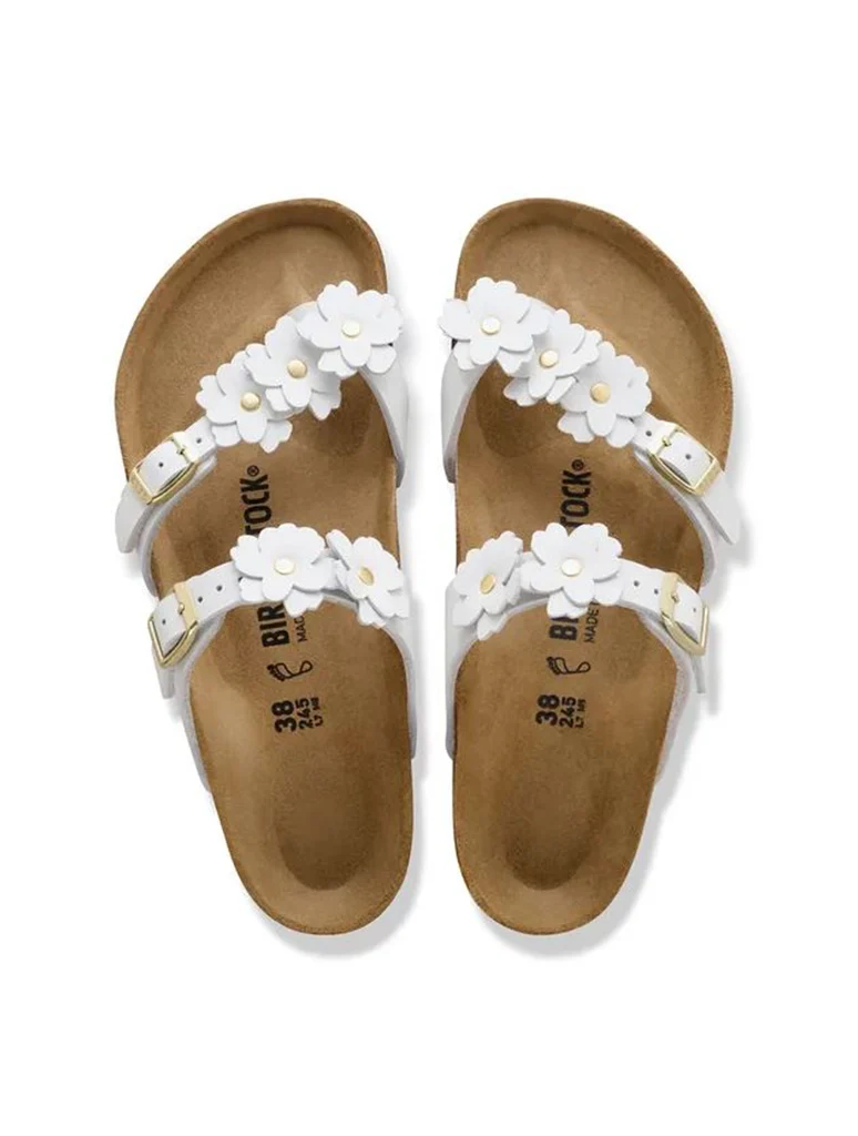 Birkenstock Mayari Flowers Leather Sandal - Image 3