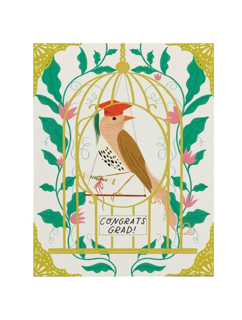 Congrats Grad Bird Card