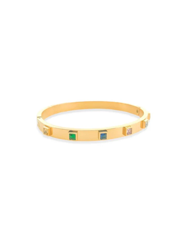 CZ Bangle Bracelet - Image 2