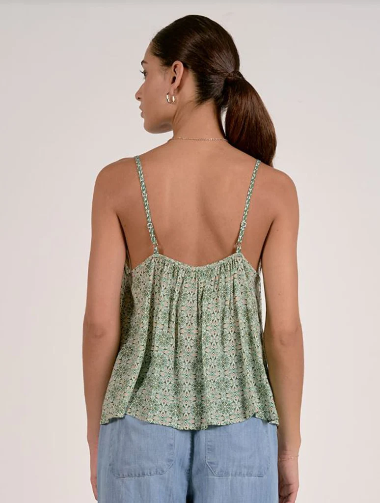Flowy Spaghetti Strap Blouse - Image 3