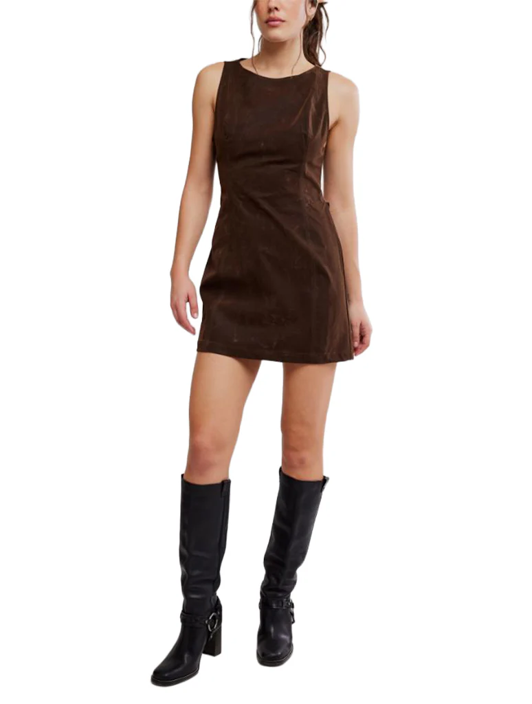 Free People Atlas Suede Mini Dress