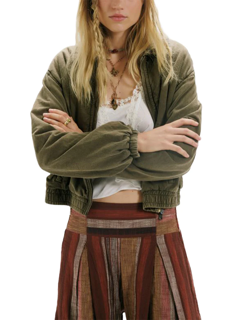 Free People Birdie Washed Jacket