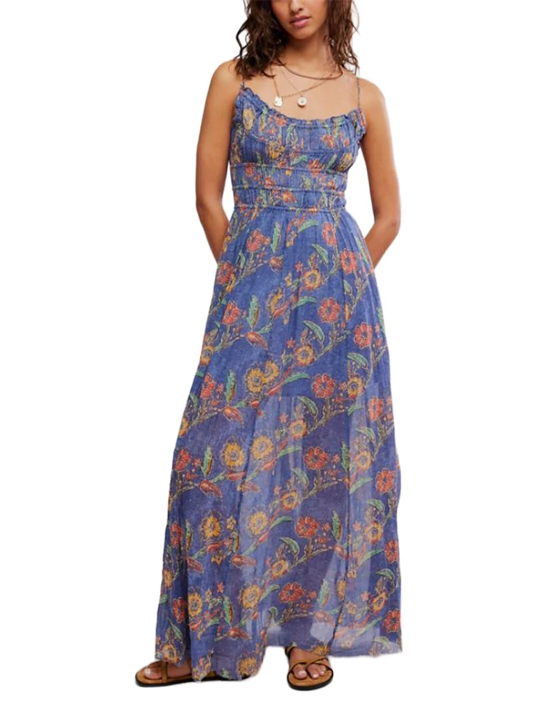 Free People One Ciella Printed Maxi Dress