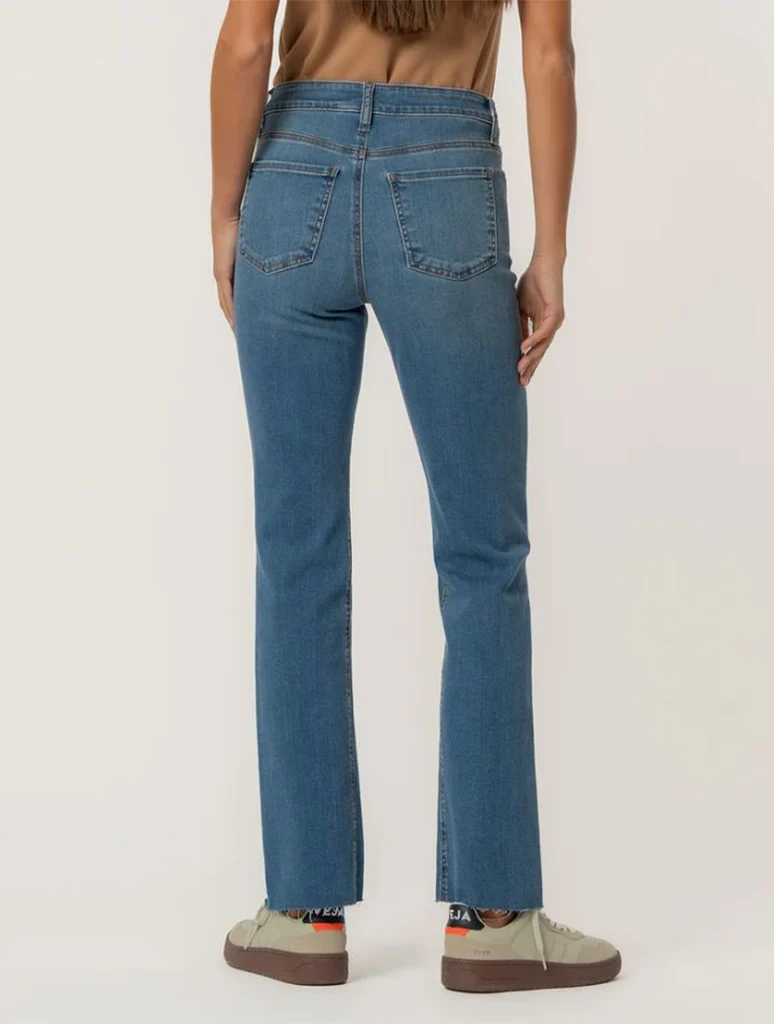 Kut From The Kloth Kelly High Rise Fab Ab Kick Flare Inset Leg - Image 3