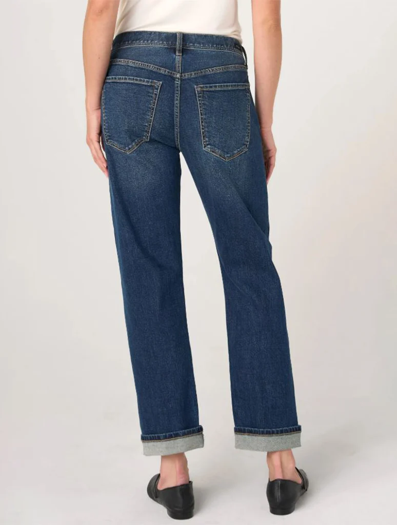 Liverpool Sloane Slouchy Girlfriend Cuffed Jeans - Image 2