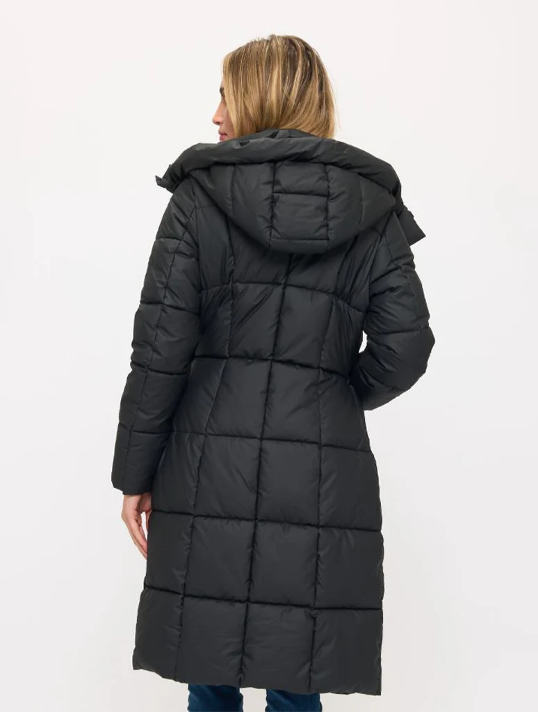 Nordic Luxe Hooded Puffer Coat - Image 3
