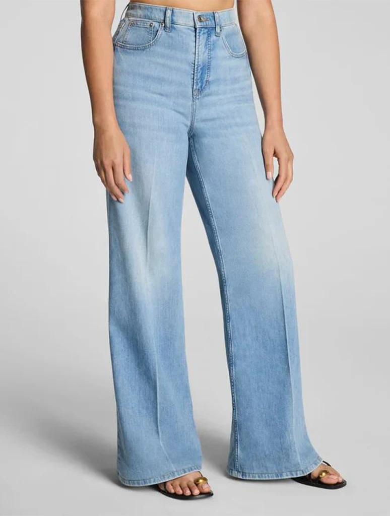 SPANX Supersmooth Authentic 360 Lightweight Super Wide Leg Jeans