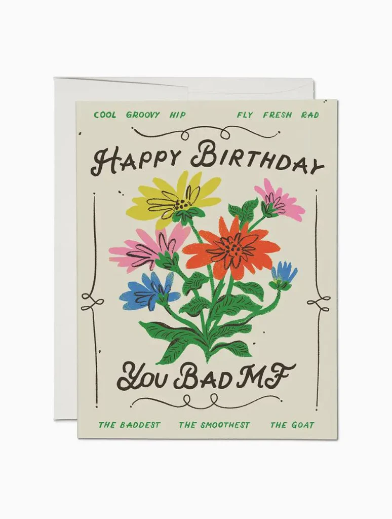 The Baddest Birthday Greeting Card